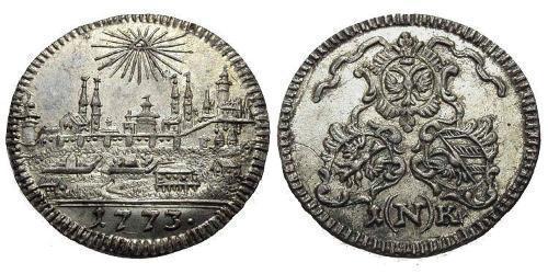 1 Kreuzer Germania Biglione Argento 