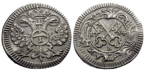 1 Kreuzer Germania Biglione Argento 