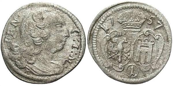 1 Kreuzer Germania Biglione Argento 
