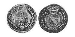 1 Kreuzer Margrave of Baden-Durlach (1535 - 1771) Billon 