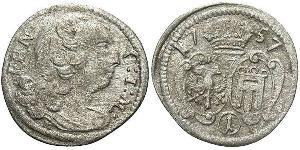 1 Kreuzer Deutschland Billon Silber 