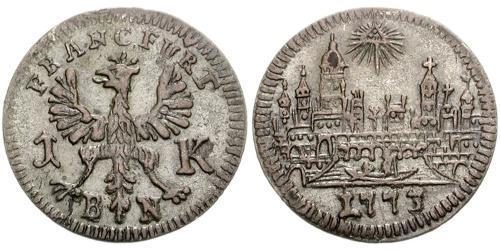 1 Kreuzer Deutschland Billon Silber 