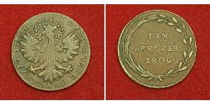 1 Kreuzer Austrian Empire (1804-1867) Copper 