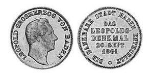 1 Kreuzer Grand Duchy of Baden (1806-1918) Copper Frederick I, Grand Duke of Baden (1826 - 1907)