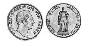 1 Kreuzer Grand Duchy of Baden (1806-1918) Copper Leopold, Grand Duke of Baden (1790 – 1852)