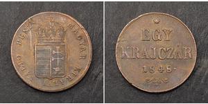 1 Kreuzer Hungary Copper 