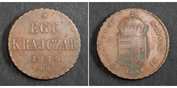 1 Kreuzer Hungary Copper 