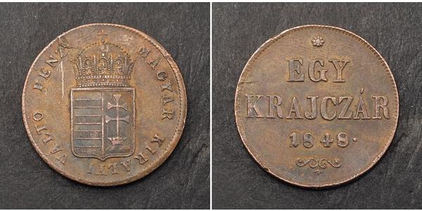 1 Kreuzer Hungary Copper 