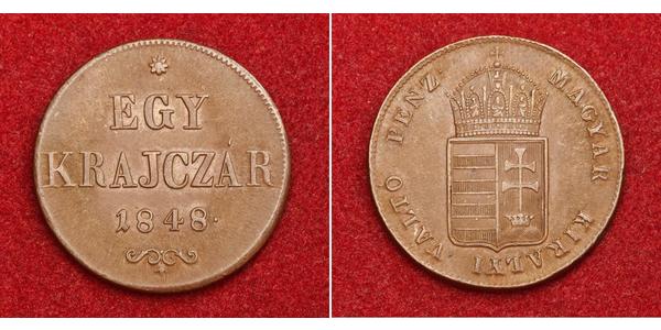 1 Kreuzer Hungary Copper 