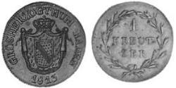 1 Kreuzer Grand-duché de Bade (1806-1918) Cuivre 