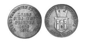 1 Kreuzer Grand Duchy of Baden (1806-1918) Kupfer Friedrich I. (Baden, Großherzog) (1826 - 1907)