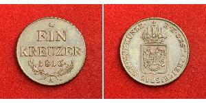 1 Kreuzer Kaisertum Österreich (1804-1867) Kupfer Francis II, Holy Roman Emperor (1768 - 1835)