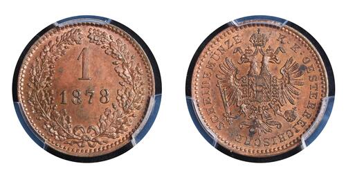 1 Kreuzer Kaisertum Österreich (1804-1867) Kupfer 