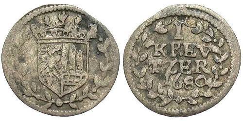 1 Kreuzer Alemania Plata 