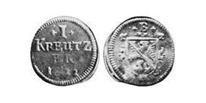 1 Kreuzer Principato vescovile di Bamberga (1245–1802) Rame 