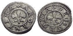 1 Kreuzer Frankreich Silber 