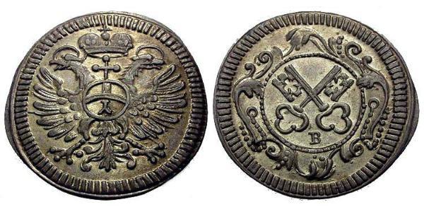 1 Kreuzer Alemania Vellón Plata 