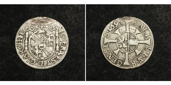 1 Kreuzer Salzburg 銀 