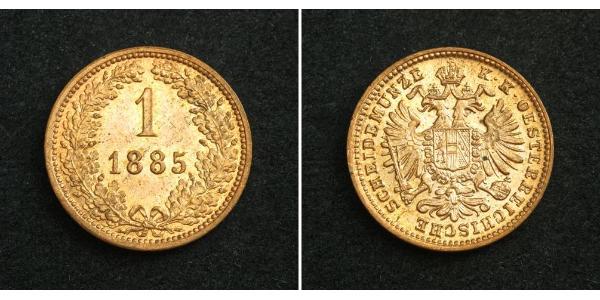 1 Kreuzer 奥匈帝国 (1867 - 1918) 銅 