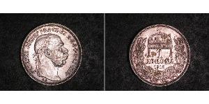 1 Krone Autriche-Hongrie (1867-1918) Argent Franz Joseph I (1830 - 1916)