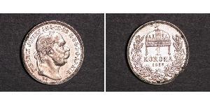 1 Krone Autriche-Hongrie (1867-1918) Argent Franz Joseph I (1830 - 1916)