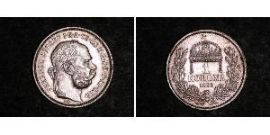 1 Krone Autriche-Hongrie (1867-1918) Argent Franz Joseph I (1830 - 1916)