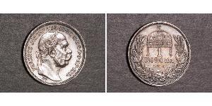 1 Krone Autriche-Hongrie (1867-1918) Argent Franz Joseph I (1830 - 1916)