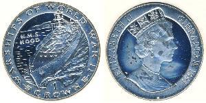 1 Krone Gibraltar Argent 