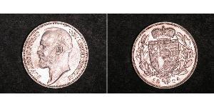 1 Krone Liechtenstein Argent Johann II, Prince of Liechtenstein (1840-1929)