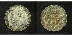 1 Krone Liechtenstein Argent Johann II, Prince of Liechtenstein (1840-1929)