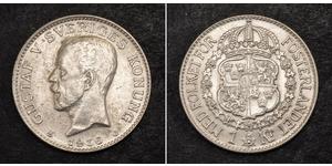 1 Krone Suède Argent Gustave V de Suède (1858 - 1950)