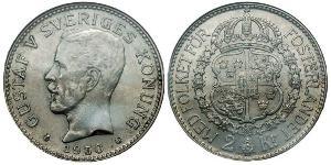 1 Krone Suède Argent Gustave V de Suède (1858 - 1950)