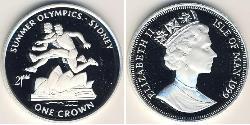 1 Krone Île de Man Argent 