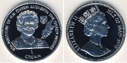 1 Krone Île de Man Argent 