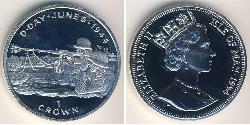 1 Krone Île de Man Argent Elizabeth II (1926-2022)