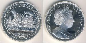 1 Krone Île de Man Argent 