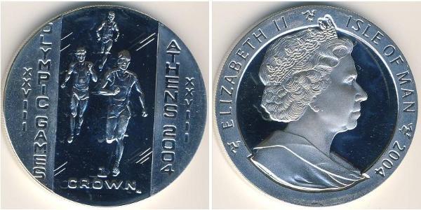1 Krone Île de Man Argent 