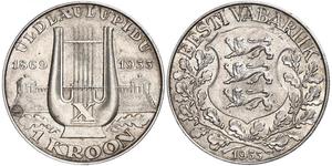 1 Krone Estonia (Republic) Argento 