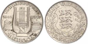 1 Krone Estonia (Republic) Argento 