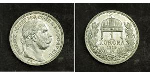 1 Krone Impero austro-ungarico (1867-1918) Argento Franz Joseph I (1830 - 1916)