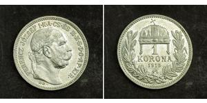 1 Krone Impero austro-ungarico (1867-1918) Argento Franz Joseph I (1830 - 1916)