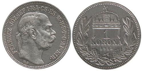 1 Krone Impero austro-ungarico (1867-1918) Argento Franz Joseph I (1830 - 1916)