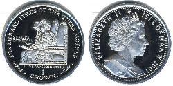 1 Krone Isola di Man Argento 