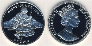 1 Krone Isola di Man Argento 