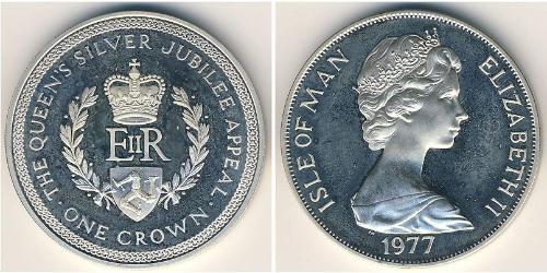 1 Krone Isola di Man Argento 