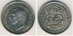 1 Krone Regno Unito  Argento 