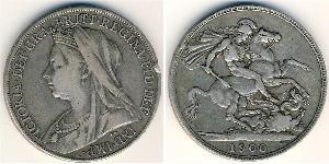 1 Krone Regno Unito  Argento 