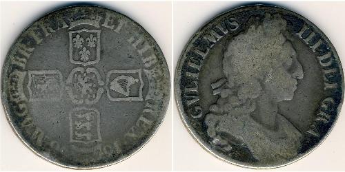1 Krone Regno Unito  Argento 