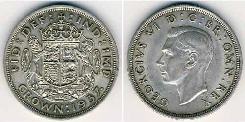 1 Krone Regno Unito  Argento 