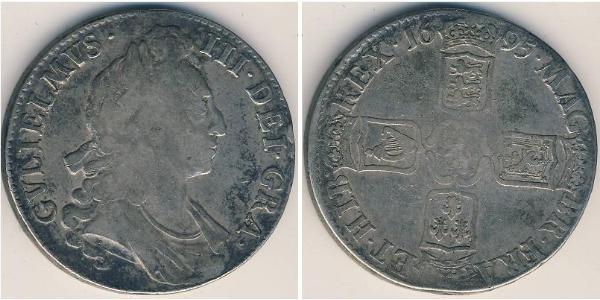 1 Krone Regno Unito  Argento 